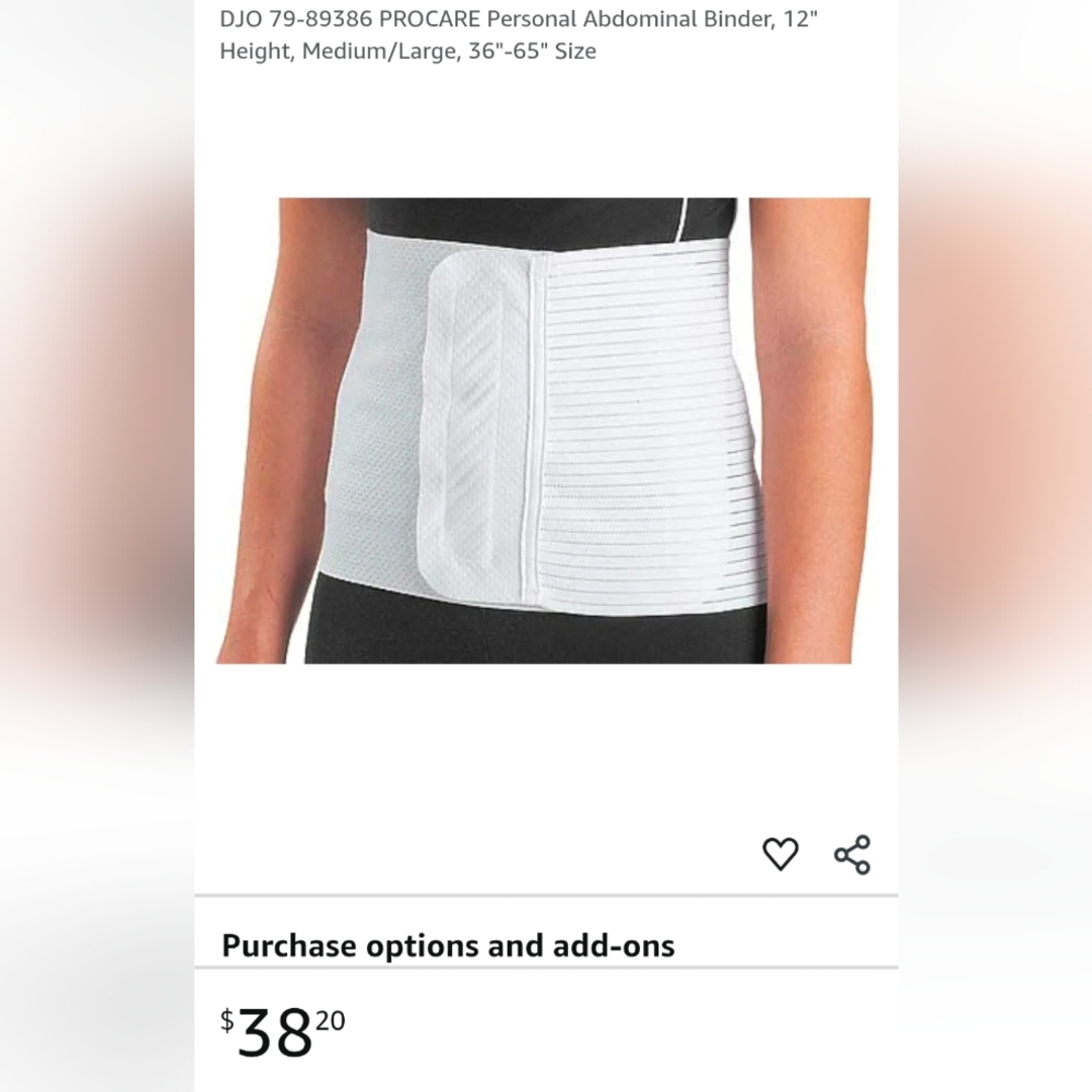 Postpartum Belly Binder M/L